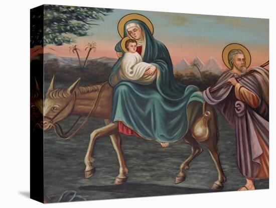 The Flight into Egypt, St. Anthony Coptic Church, Jerusalem, Israel, Middle East-Godong-Premier Image Canvas