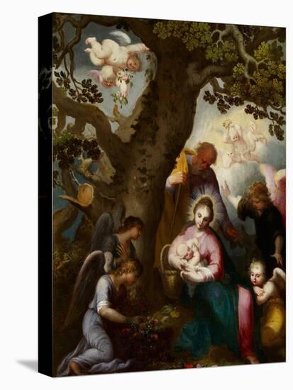 The Flight into Egypt-Abraham Bloemaert-Premier Image Canvas