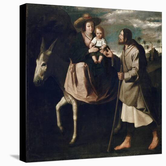 The Flight into Egypt-Francisco de Zurbaran-Premier Image Canvas