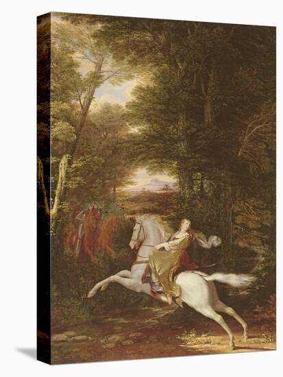 The Flight of Florimell, 1819 (Oil on Canvas)-Washington Allston-Premier Image Canvas