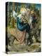 The Flight to Egypt, from the Altar: "The Virgin's Seven Agonies", 1495-96-Albrecht Dürer-Premier Image Canvas