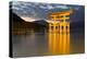 The Floating Miyajima Torii Gate of Itsukushima Shrine at Dusk-Stuart Black-Premier Image Canvas