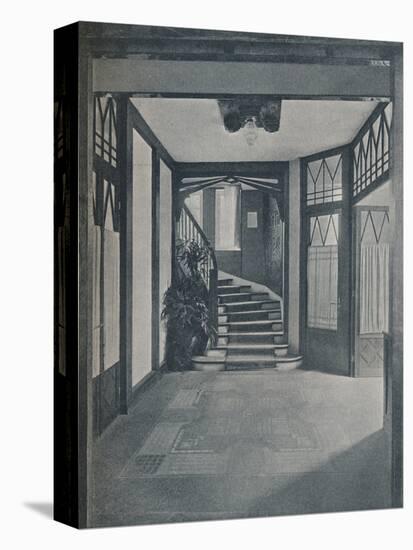 The floor and staircase of Behrens House, designed by Peter Behrens, 1901-Unknown-Premier Image Canvas