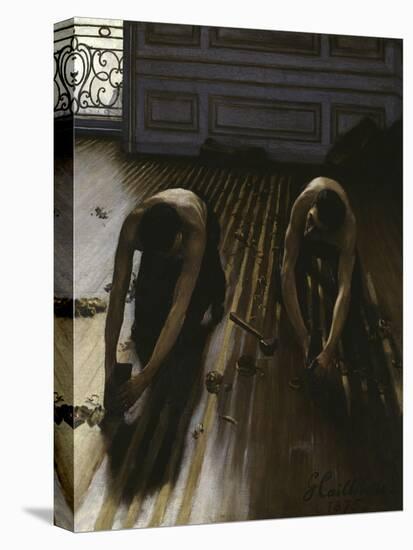 The Floor Planers, c.1875-Gustave Caillebotte-Premier Image Canvas