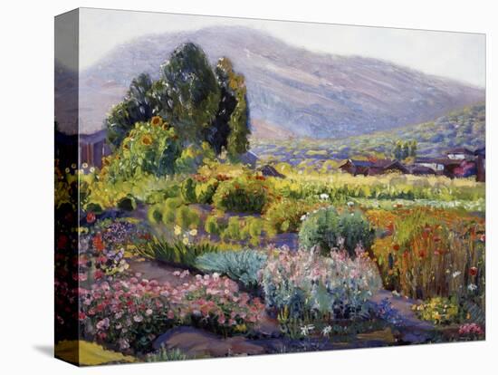 The Flower Garden-Joseph Kleitsch-Stretched Canvas