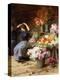 The Flower Market-Victor Gabriel Gilbert-Premier Image Canvas