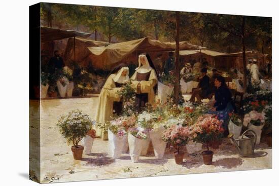 The Flower Market-Victor Gabriel Gilbert-Premier Image Canvas