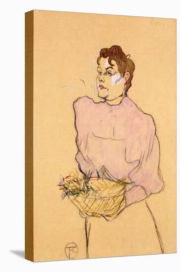 The Flower-Seller, 1894-Henri de Toulouse-Lautrec-Premier Image Canvas