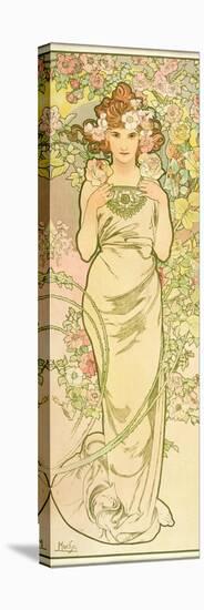 The Flowers: Rose, 1898-Alphonse Mucha-Premier Image Canvas