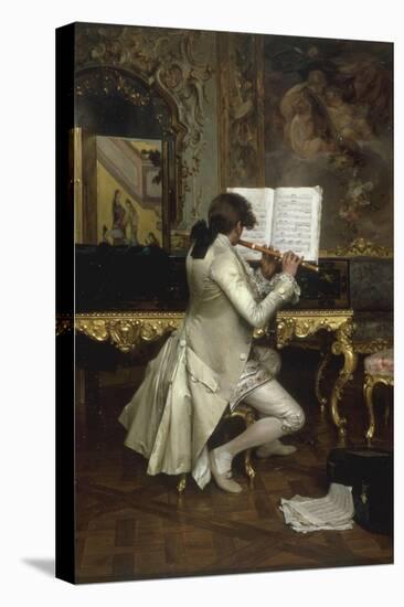 The Flute Player-Charles Bargue-Premier Image Canvas