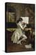 The Flute Player-Charles Bargue-Premier Image Canvas