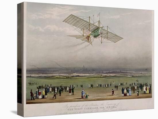 The Flying Machine, the "Ariel," from Designs Prepared by W.S. Henson in 1842-null-Premier Image Canvas