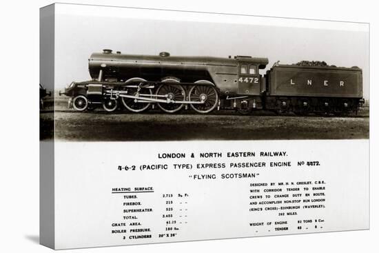 The 'Flying Scotsman' Steam Locomotive, 20th Century-null-Premier Image Canvas