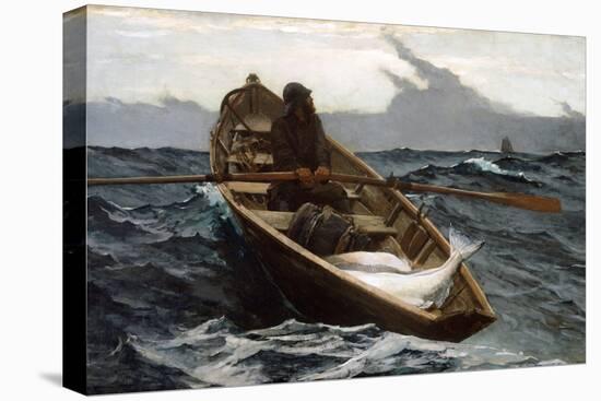The Fog Warning by Winslow Homer-Winslow Homer-Premier Image Canvas