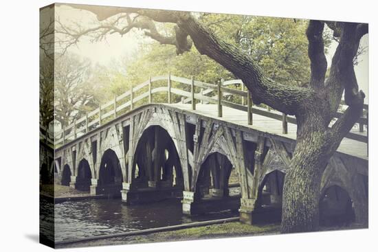 The Footbridge in Corolla, North Carolina is on the National Register of Historic Places.-pdb1-Premier Image Canvas