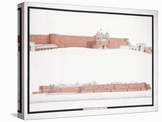 The Fort of Agra, with the Delhi Gate, C. 1815-null-Premier Image Canvas