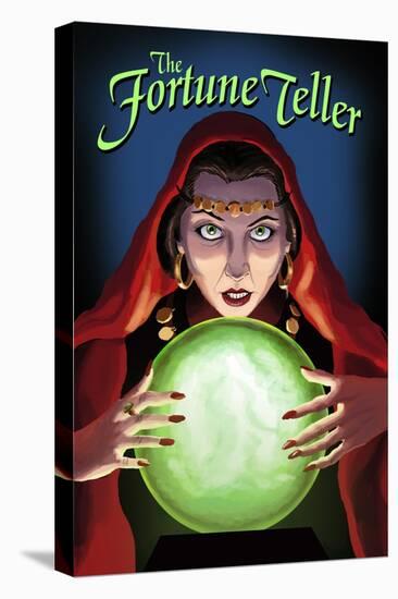 The Fortune Teller-Lantern Press-Stretched Canvas