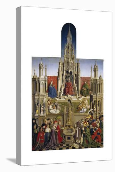 The Fountain of Grace and the Triumph of Ecclesia over the Synagogue, 1430-Jan van Eyck-Premier Image Canvas