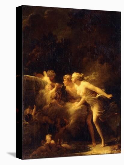 The Fountain of Love, 1780's-Jean-Honoré Fragonard-Premier Image Canvas