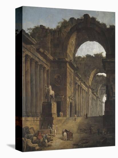 The Fountains, 1787-88-Hubert Robert-Premier Image Canvas