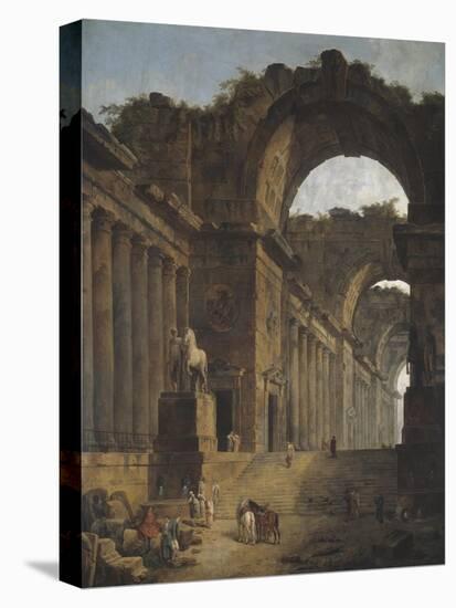 The Fountains, 1787-88-Hubert Robert-Premier Image Canvas