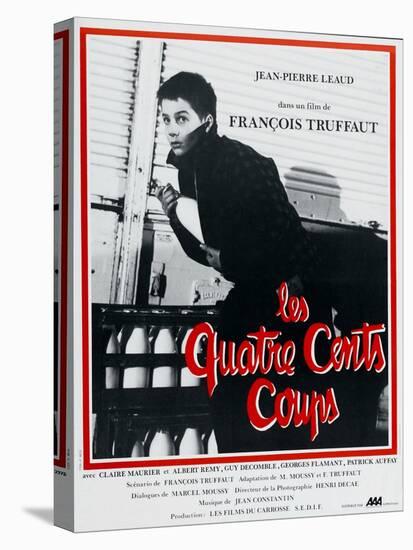 The Four Hundred Blows, 1959, "Les Quatre Cents Coups" Directed by Francois Truffaut-null-Premier Image Canvas