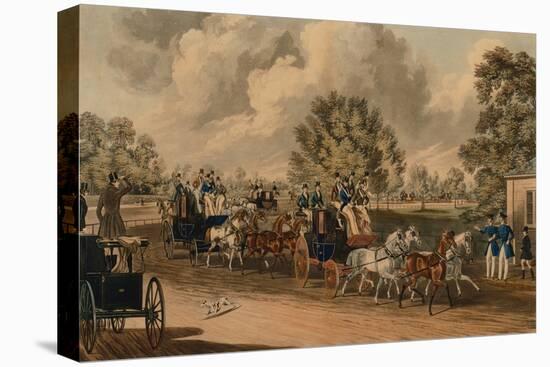 The Four in Hand Club, Hyde Park (Coloured Engraving)-James Pollard-Premier Image Canvas