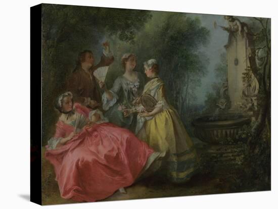 The Four Times of Day: Midday, C. 1740-Nicolas Lancret-Premier Image Canvas