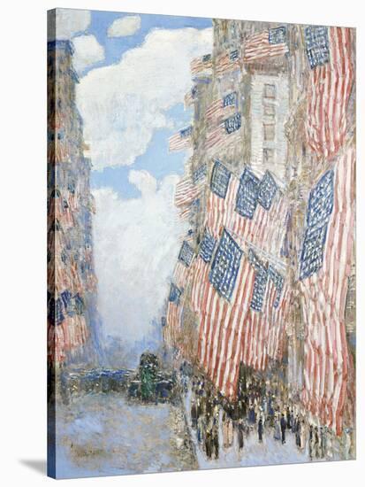 The Fourth of July, 1916-Frederick Childe Hassam-Stretched Canvas