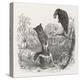 The Fox and the Crow-J.J. Grandville-Stretched Canvas