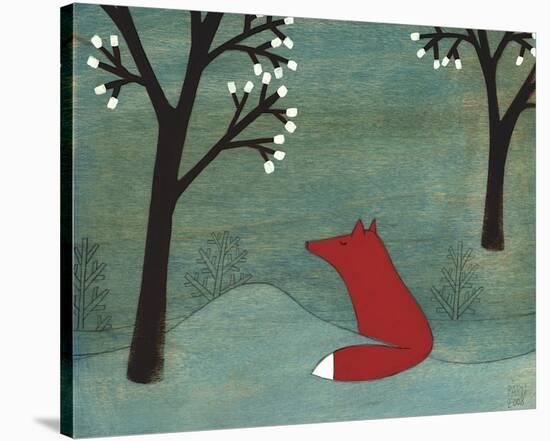 The Fox and the Marshmallows-Kristiana Pärn-Stretched Canvas