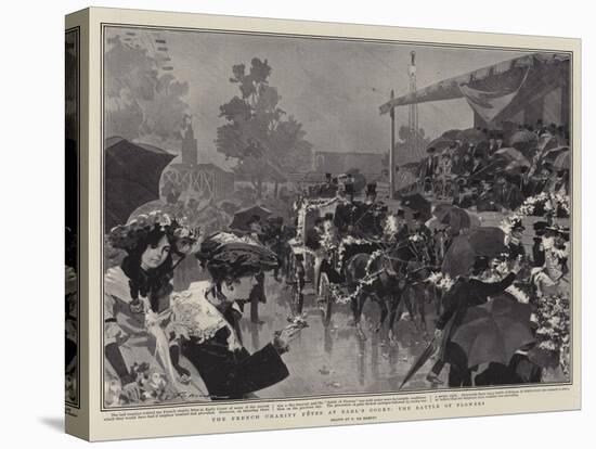 The French Charity Fetes at Earl's Court, the Battle of Flowers-Frederic De Haenen-Premier Image Canvas