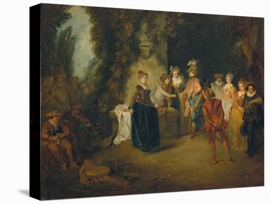 The French Comedy, after 1716-Jean Antoine Watteau-Premier Image Canvas