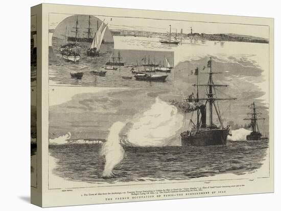 The French Occupation of Tunis, the Bombardment of Sfax-William Lionel Wyllie-Premier Image Canvas