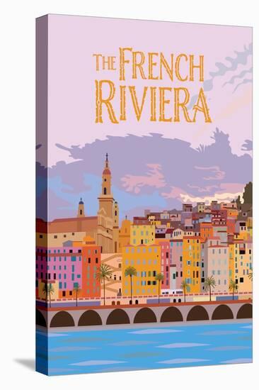 The French Riviera-Jen Bucheli-Stretched Canvas