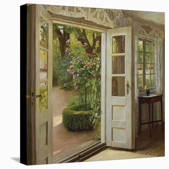 The French Windows-John Leopold Lubschitz-Premier Image Canvas