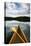 The Front Of A Canoe And Paddle At Upper Priest Lake In North Idaho-Ben Herndon-Premier Image Canvas