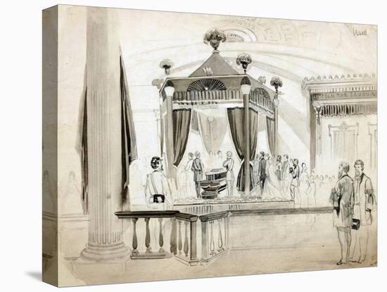 The Funeral Catafalque at Springfield-null-Premier Image Canvas