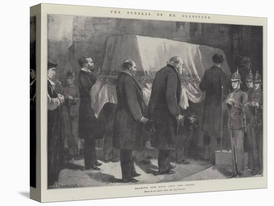 The Funeral of Mr Gladstone, Bearing the Body into the Abbey-Paul Frenzeny-Premier Image Canvas