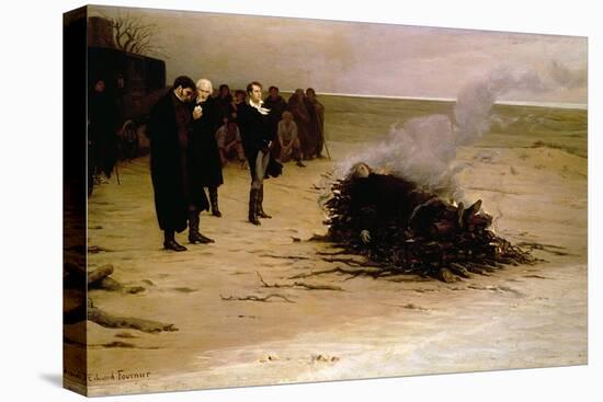 The Funeral of Shelley, 1889-Louis Edouard Paul Fournier-Premier Image Canvas