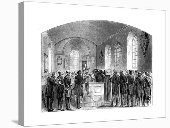 The Funeral of Sir Robert Peel, Staffordshire, 1850-null-Premier Image Canvas