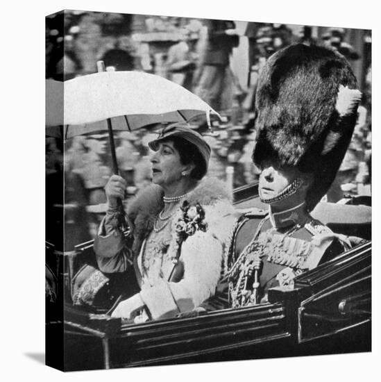 The Future King Edward VII (1894-197) and Queen Maud of Norway (1869-193), 1935-null-Premier Image Canvas