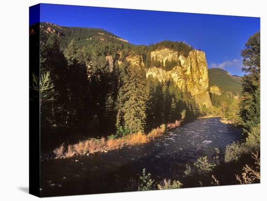 The Gallatin River Near Bozeman, Montana, USA-Chuck Haney-Premier Image Canvas