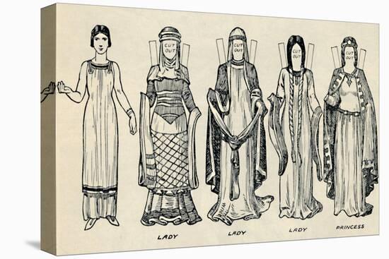 'The Gallery of British Costume: The Dress People Wore in Norman Times', c1934-Unknown-Premier Image Canvas
