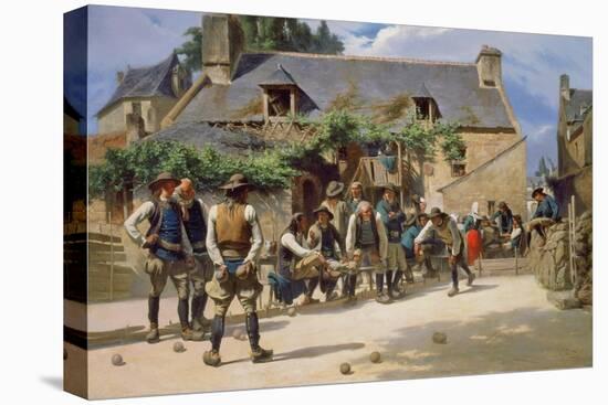 The Game of Boules at Pont-Aven, 1869-Charles Giraud-Premier Image Canvas