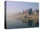The Ganga (Ganges) River Waterfront, Varanasi (Benares), Uttar Pradesh State, India-John Henry Claude Wilson-Premier Image Canvas