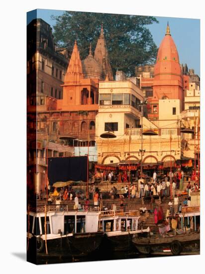 The Ganges River in Varanasi, India-Dee Ann Pederson-Premier Image Canvas