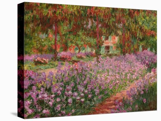 The Garden at Giverny, 1900 (Oil on Canvas)-Claude Monet-Premier Image Canvas