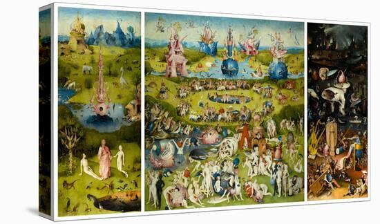 The Garden of Earthly Delights, 1490-1510-Hieronymus Bosch-Stretched Canvas