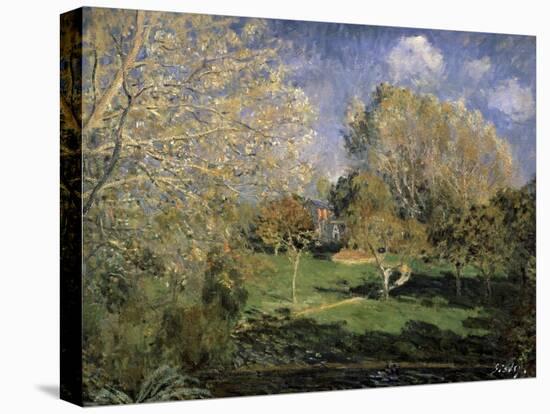 The Garden of Monsieur Hoschedé in Montgeron, 1881-Alfred Sisley-Premier Image Canvas
